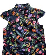 Who What Wear Midi Dress Floral Button Front Ruffle Bloomcore Garden Cot... - $22.88