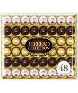  Ferrero Collection, 48 Count, Premium Gourmet Assorted Hazelnut Milk Ch... - $836.30 MXN