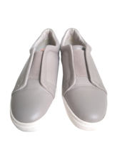 Slip On Platform Sneaker Loafer HALOGEN Gray Leather CARMEN Shoes Size 6.5 - £15.78 GBP