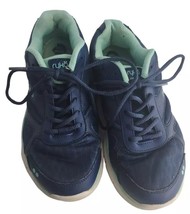 Ryka Womens 7W Low Top Running Training Shoes Navy Blue Leather Lace Up ... - $9.24