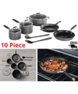 10-Piece Cookware Set Select by Calphalon Hard-Anodized Nonstick Pots an... - $5,623.18 MXN