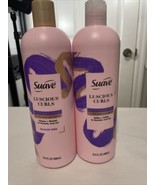 SUAVE Luscious Curls Shampoo &amp; conditioner Amino Acid Cleanse &amp; Nourish ... - $12.19