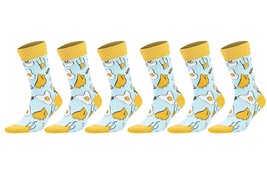 Colorful Casual Cotton Socks Funny and Cool Socks Unisex 6 Pairs (Style 1) - £15.63 GBP