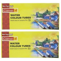 Camel Camlin Kokuyo Student Water Color Tube - 5ml Each, 12 Shades (pack... - $30.15