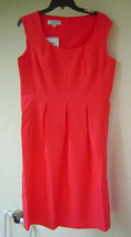 Nwt Kasper Pink Pleated Career Dress Size 12 $99 - £32.60 GBP