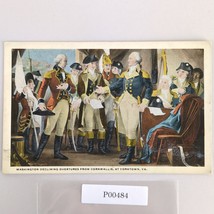 Washington Declining Overtures from Cornwallis Yorktown VA 1920s Postcard - $9.89