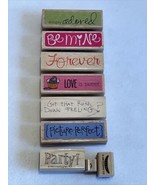 Rubber Stamp Lot Slogans, Taglines, Phrases, Expressions - $178.57 MXN