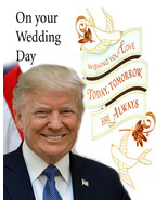 Donald Trump Wedding Day Card - £2.79 GBP