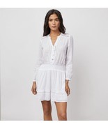 Rails Jasmine Linen Dress White Lace Detail Retail $228 - $117.81