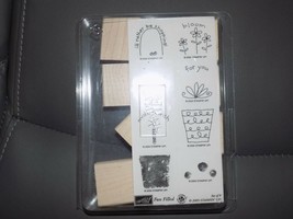 Stampin&#39; Up Fun Filled Set of 8 Rubber Stamp Set ~ Retired 2005 NEW - $26.64