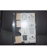 Stampin&#39; Up Fun Filled Set of 8 Rubber Stamp Set ~ Retired 2005 NEW - $33.12