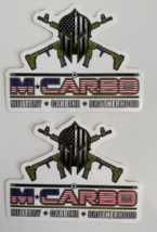 Lot of 2 M Carbo Military Carbine Brotherhood Stickers - $12.86