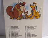 1978 Walt Disney&#39;s Fun &amp; Facts Flashcard: World Records - $2.00