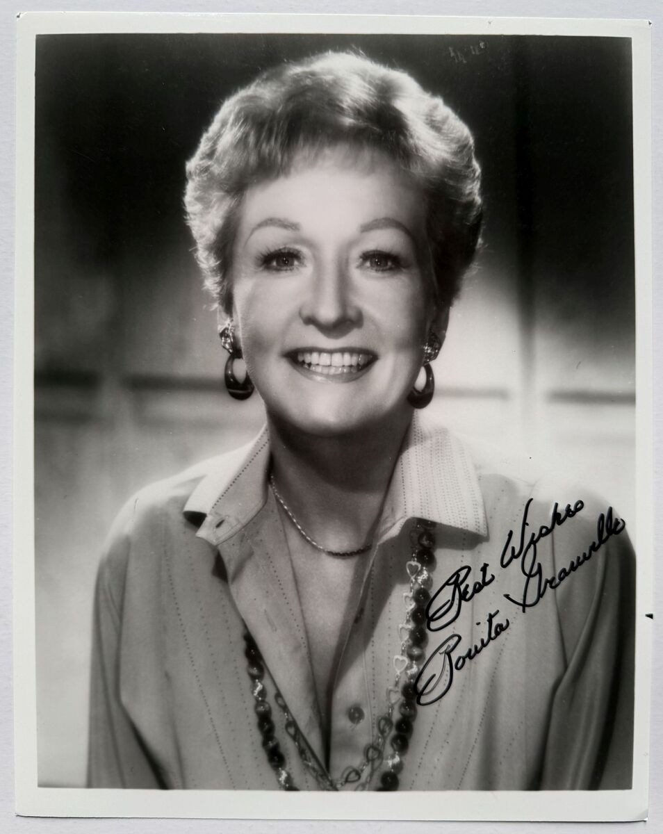 Bonita Granville (d. 1988) Signed Autographed Vintage Glossy 8x10 Photo - $59.99 Bonita Granville (d. 1988) Signed Autographed Vintage Glossy 8x10 Photo - $59.99