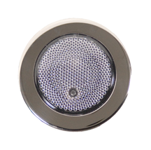 LED Push Lens Switch Courtesy Light Polished Stainless Steel Marine Boat RV - £24.02 GBP