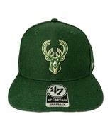&#39;47 Brand Milwaukee Bucks Sure Shot Captain Snapback Hat Cap Adjustable ... - €25,42 EUR