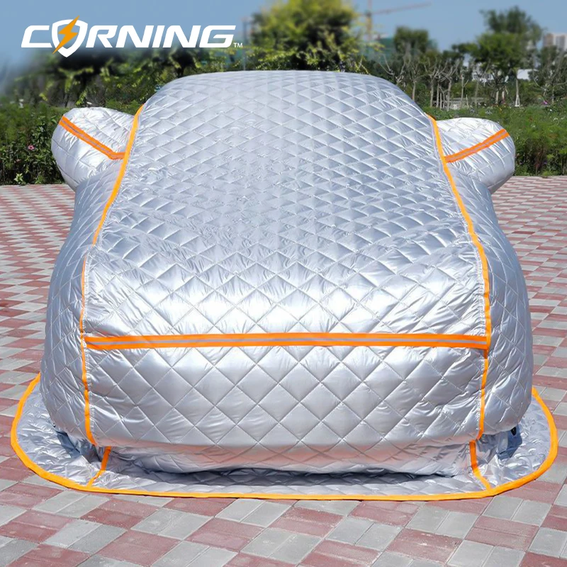 Winter Car Covers Waterproof Dustproof Anti Hail Car Cover Outdoor Cotton - £216.04 GBP+