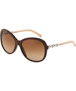 Tiffany &amp; Co Sunglasses TF4104HB 81943B 58mm Brown Pink / Brown Lens - $5,230.01 MXN
