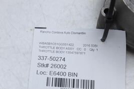 Throttle Body N55 3.0L Fits 11-19 BMW X6 76278 image 12