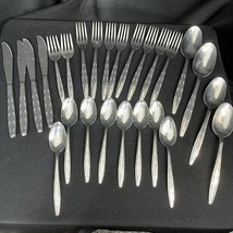 Lot of 26 Superior International GARDENIA Stainless Forks Spoons Knives - $39.95