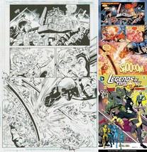 Gerry Conway Firestorm Legends of Tomorrow #3 Pg 13 Original Art Eduardo Pansica - £199.13 GBP