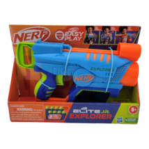 Nerf Elite Jr Explorer Blaster Easy Play Toy Gun with 8 Darts for Kids - £22.55 GBP