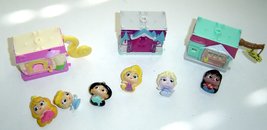  Disney Doorables 6 Mini Figures and 3 Stackable Play Sets  - £15.95 GBP