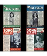 Song Parade Lyric Magazine 4 Lot 1942-44 Marion Hutton Joan Edwards Ginn... - £10.37 GBP