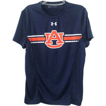 Under Armour Navy Blue &amp; Orange Auburn Heat Gear Small Women&#39;s - £17.21 GBP