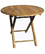 Bamboo Tiki Round Table 30&quot; Patio Deck or Indoor - €102,14 EUR