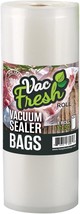 Vac Fresh Food Vacuum Sealer Rolls (11&quot; X 50&#39;, 1 Roll), 3.5Mil Embossed, 50 Feet - $44.95