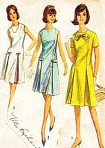 Simplicity 5913 Misses One-Piece Inverted Pleated Dress Sewing Pattern, ... - £9.45 GBP