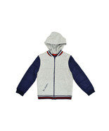 Polo Ralph Lauren Boys Gray Blue Hooded Embossed Polo Puffer Jacket Sz 7... - £99.02 GBP