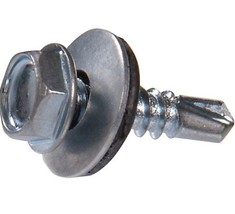 Hillman 41891 Hex Washer Head Zinc Self-Drilling Screw #12 x 1-1/4 in., ... - £19.47 GBP