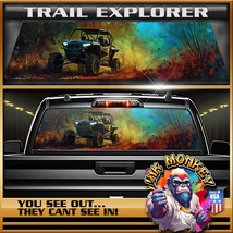 Trail Explorer - Truck Back Window Graphics - Customizable - £43.16 GBP+
