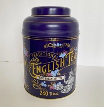 Traditional English Teas Vintage Victorian Tin Fine Ceylon Breakfast 240... - $44.95