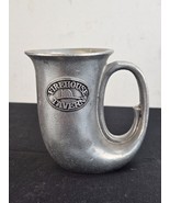 Firehouse Village Vintage Carson 5&quot; Pewter French Horn Mug Stein - $4.90