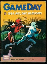 NFL PLAYOFF PROGRAM SF 49ers VS NY GIANTS FOOTBALL-1984 FN - £37.24 GBP