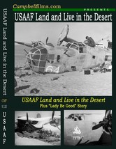 US Air Forces Land and Live in the Desert film B-24 + Lady Be Good Tragedy WW2 - £14.00 GBP