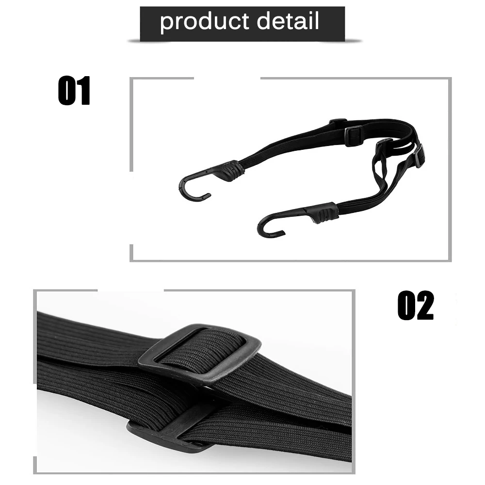 Helmet Elastic Rope with 2 Hooks - Secure and Expandable for Motorcycle ... - $16.07