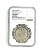 1949 Cina S $1 Dollaro Sinkiang L&amp;M-842 Appuntito Base 1 By NGC Come VF - €1.180,75 EUR