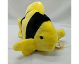 TY Beanie Baby Bubbles Black And Yellow Fish Retired With Tag And Cover - £37.66 GBP