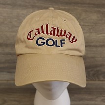 Callaway Golf Strapback Adjustable Baseball Cap Hat Beige - £17.35 GBP