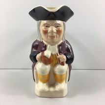 Toby Jug L/S Philpot Staffordshire England Hand-Painted 7&quot; Tall Mug Pipe... - £14.00 GBP