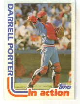 1982 Topps Darrell Porter St Louis Cardinals #448 Baseball Card - $1.97