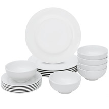 18Pcs Kitchen Dinnerware Set Plates Dishes Bowls Set Service For 6 Daily... - $67.99