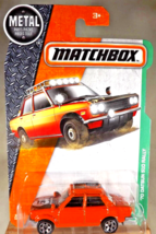 2016 Matchbox 94/125 Explorers ‘70 DATSUN 510 RALLY Orange w/Chrome 6 Sp-Variant - £7.83 GBP
