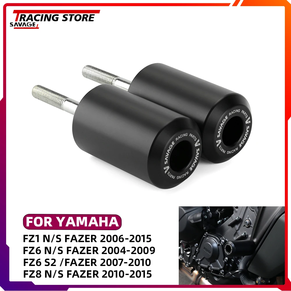 For YAMAHA FZ1 FZ6 FZ8 N/S Fazer Frame Slider Crash Protector FZ1/6/8 Motorcycle - £35.02 GBP