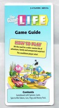 The game Of Life Replacement Instructions Manual - £7.61 GBP