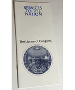 Vintage Library Of Congress Brochure Washington DC BR14 - £7.00 GBP